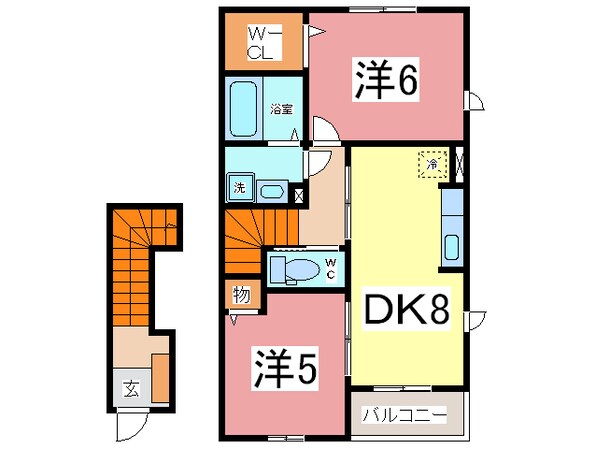 エテルノ　Ⅱの物件間取画像